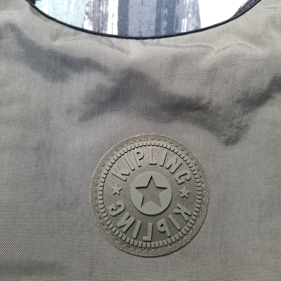 Kipling Malise Satchel In Green Moss With Monkey - Picture 2 of 13